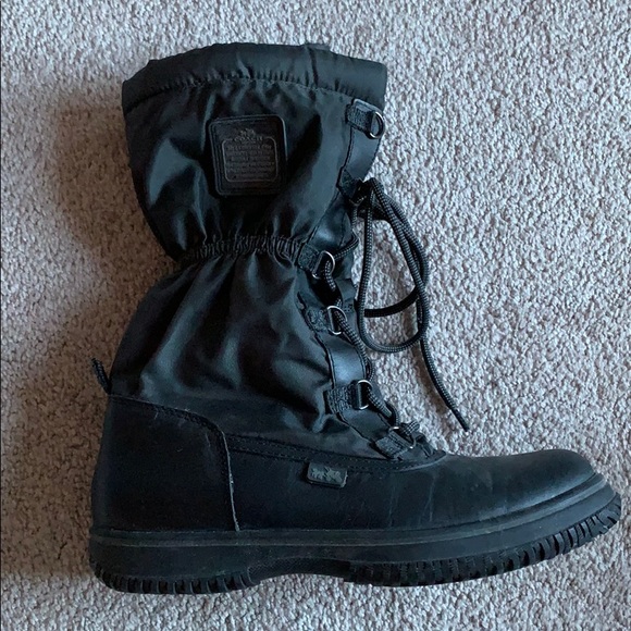 COACH black waterproof rainboot - Picture 1 of 6